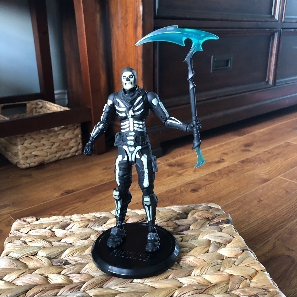 Fortnite collectible skeleton figure
